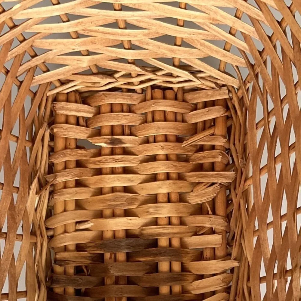 WOVEN RECTANGULAR BASKET HOME DECOR CRAFT DIY